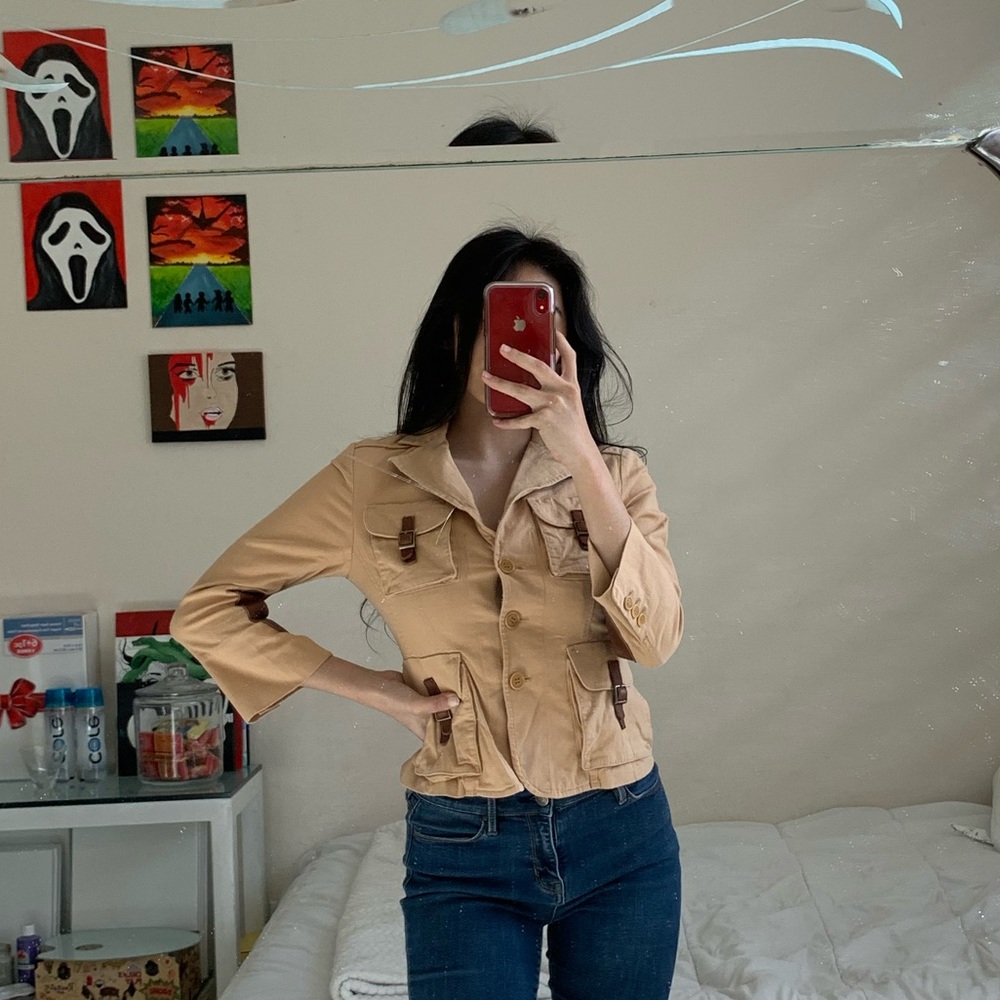 Bcbg Maxazria Leather Patch Jacket - image 1